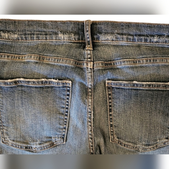 Banana Republic Dark Wash Girlfriend Skinny Jeans - Sz 29/8 - Picture 6 of 10